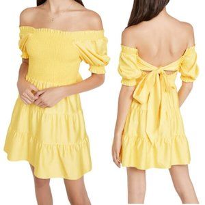 REVOLVE Off-the-Shoulder Bow-Back Mini Dress - NWT!